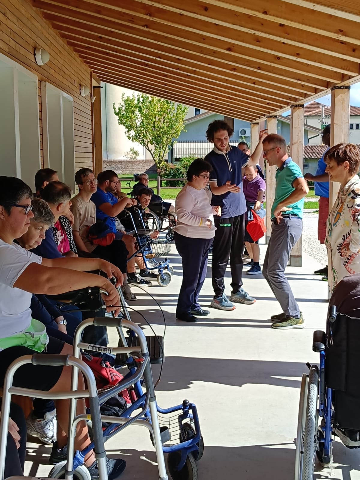 Centro Diurno Il Giglio alla baita degli Alpini di Villa del Conte