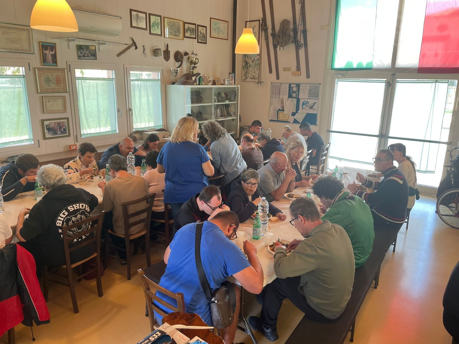 Centro Diurno Il Giglio alla baita degli Alpini di Villa del Conte