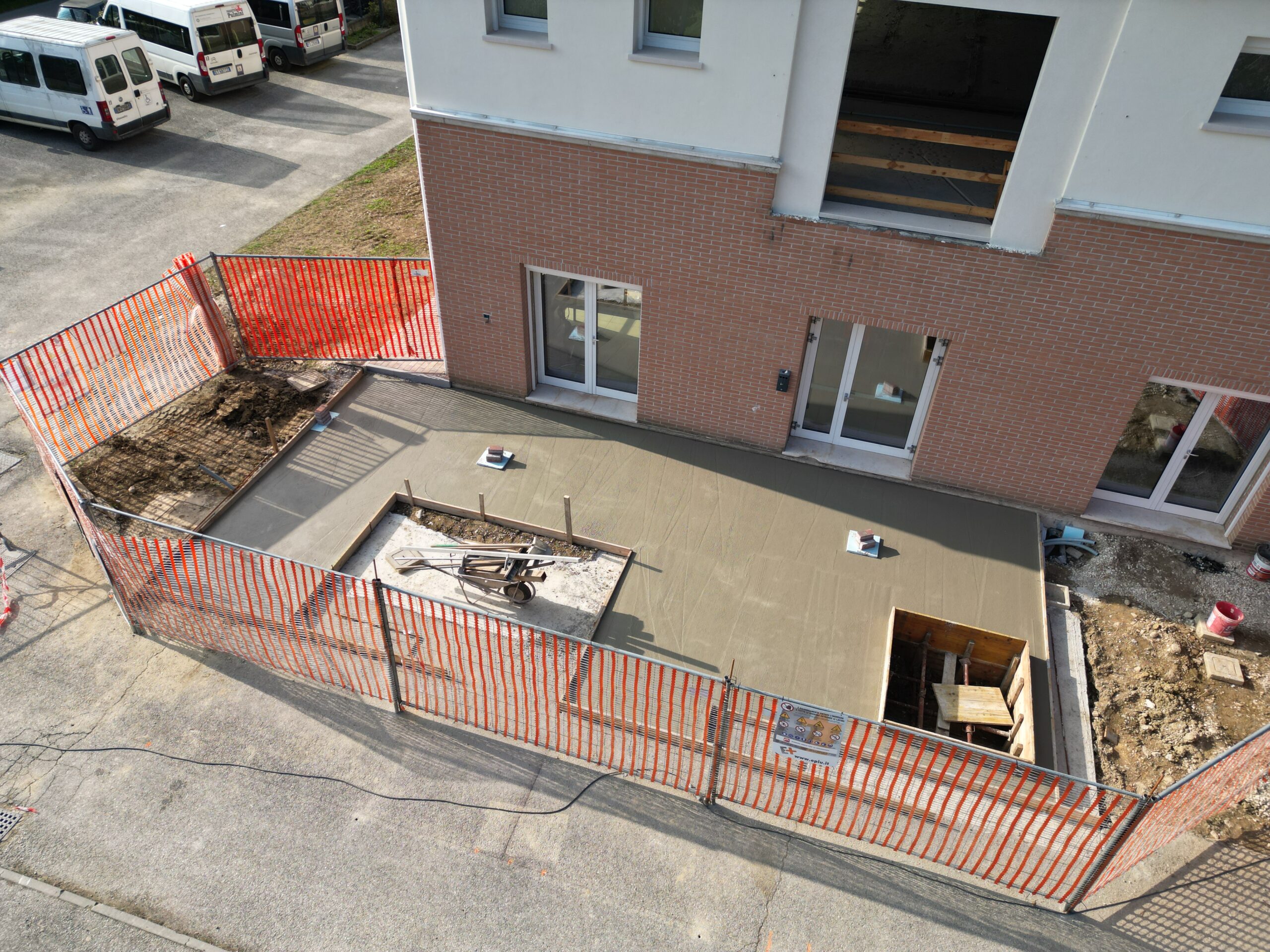 I lavori di costruzione del nuovo Auditorium del Centro Paolo VI